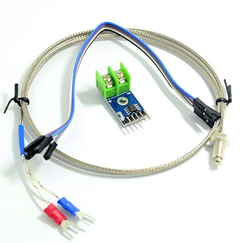 CentIoT - MAX6675 Module + K Type Thermocouple Sensor - Cold-Junction-Compensated K-Thermocouple to-Digital Converter (0°C to +1024°C)