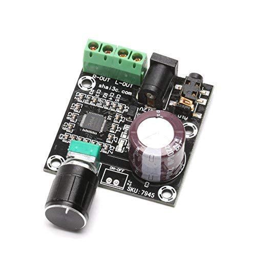 CentIoT - Dual channel stereo mini Class D Digital Audio Power Amplifier Board (PAM8610 2 x 15W with Volume)