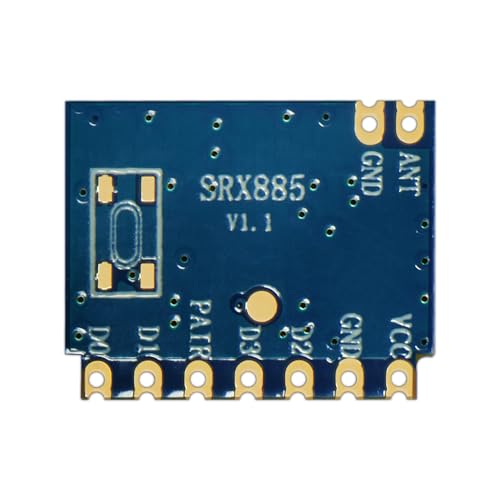 SRX885 433MHz - Superheterodyne Long Distance ASK Wireless Receiver Module - With Multi-function ev1527 digital Decoding