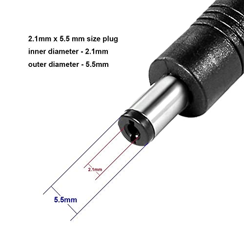 CentIoT - DC Male Jack 1 to 3 way Female Plug - Y Splitter Power Cable