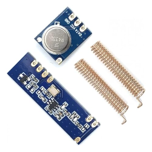 NiceRF - 433MHz Long Distance ASK Wireless Module kit - RF Transmitter STX882 + Receiver SRX882 + Copper Spring Antennas