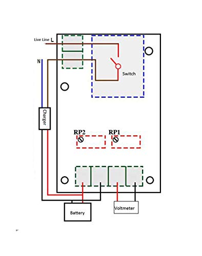 CentIoT - XH-M601-12V Automatic Digital Control Charging Module - for 12V Lead Acid Lithium car Battery