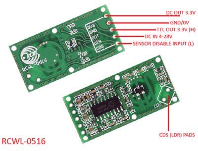 CentIoT - Proximity Motion Human body sensor switch module (RCWL-0516 MICROWAVE)