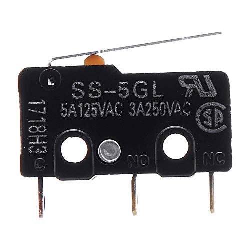 CentIoT - Micro mini limit switch - 5A 3PIN SPDT Hinge Lever - SS-5GL - 2PCS