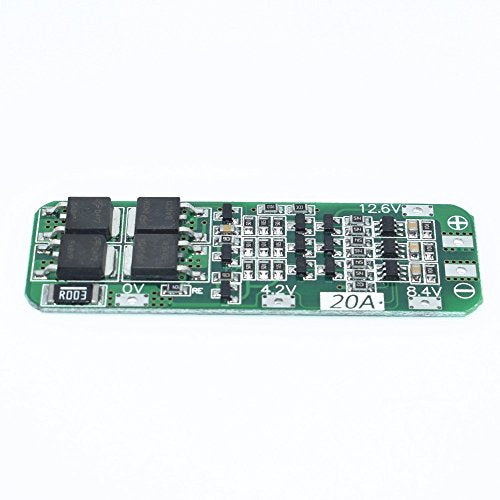 CentIoT - 3S 20A 12.6V Battery Charging Module PCB BMS Protection Board for 3 Series Lithium LicoO2 Limn2O4 18650 Battery