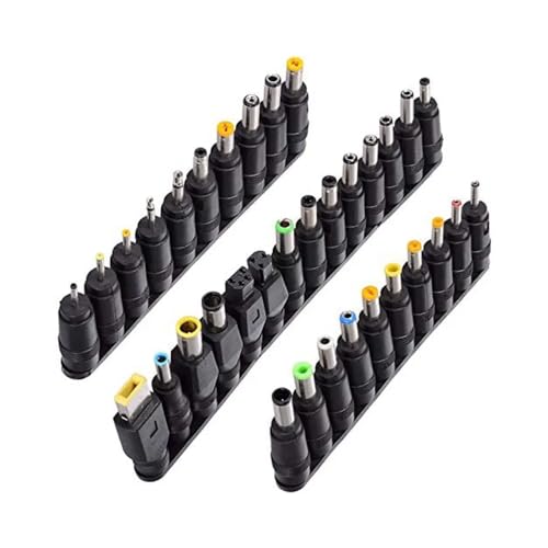 CentIoT - 34 in 1 DC 5.5X 2.1 MM Male DC Jack Socket Connector to 34 Types Male Power Plug (34 in 1)