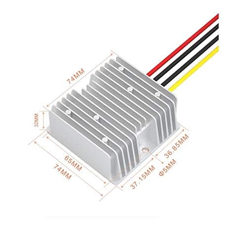 CentIoT - DC-DC 120W IP68 Waterproof Step Down Buck Converter - 15-40VDC 24VDC input to stable 12VDC upto 10A output