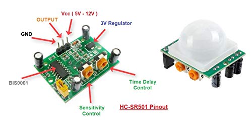 CentIoT - HC-SR501 SR501 - Pyroelectric Infrared PIR Motion Proximity Sensor Module