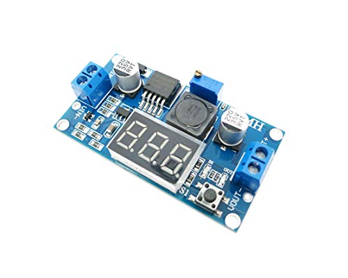 CentIoT - LM2596 LM2596S DC-DC Adjustable Buck Step Down Power Supply Module - with LED Voltmeter digital display