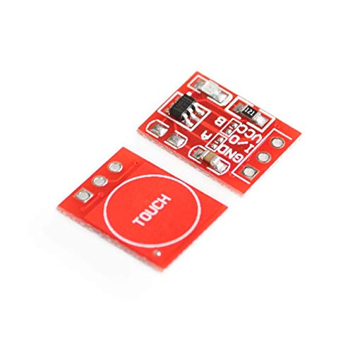 CentIoT - TTP223 Red Digital Touch Sensor Switch Module 1 Channel Self-Locking No-Locking Capacitive Button