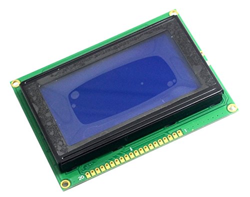 CentIoT - LCD Display Module LCM12864J 128x64 Dots Graphic 5V Blue Color Backlight White Font KS0107 KS0108 Compatible Controller