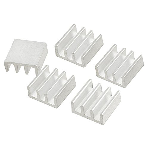 CentIoT - 8.8x8.8x5mm Heatsink Extruded Aluminium, Chip VGA RAM LED IC radiator, COOLER - 5Pcs