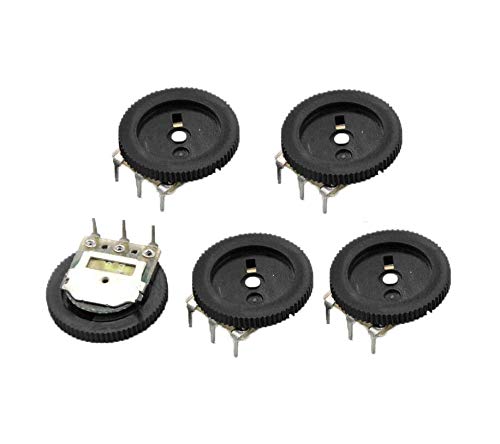 CentIoT - Gear Potentiometer Single Pot Dial Volume Switch 16 x 1mm 3Pin - Pack of 5