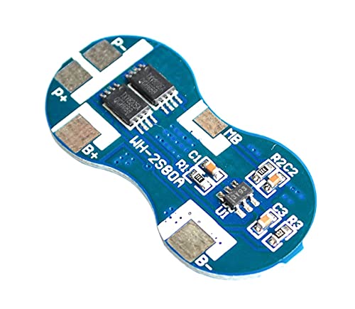 CentIoT - 2S 4A elipse 7.4v Battery Charging Module PCB BMS Protection Board - with CC CV - For 2 Series lithium LicoO2 Limn2O4 18650 26650 battery