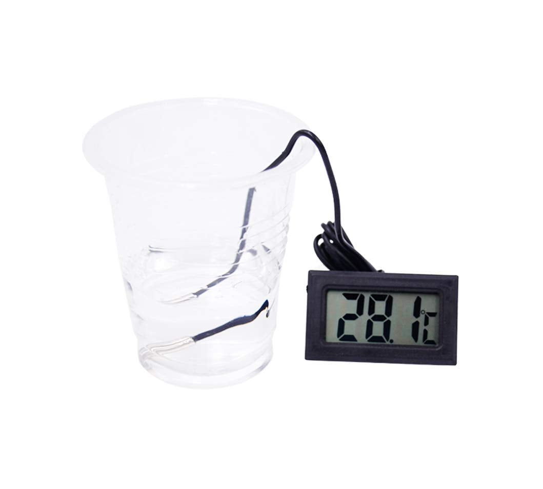 CentIoT - Temperature Sensor meter - with Mini LCD Digital Display - for Incubator Aquarium Soil Temperature