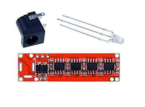 CentIoT - TP4056 Li-ion Lithium Battery Charging Module Charging Board Charger TP 4056 (3A High Current DC 5.5MM Jack)