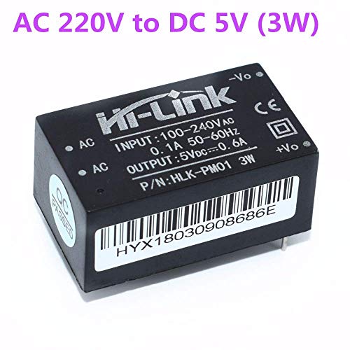 Hi-Link - AC-DC 220V to 5V/3.3V/12V Mini Power Supply Module - Intelligent Household Switch Power Supply Module