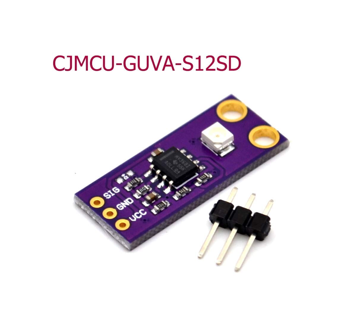 CentIoT - CJMCU-GUVA-S12SD UV light intensity Sensor Module Ultraviolet Light Sensor Breakout Analog Output - 240-370nm