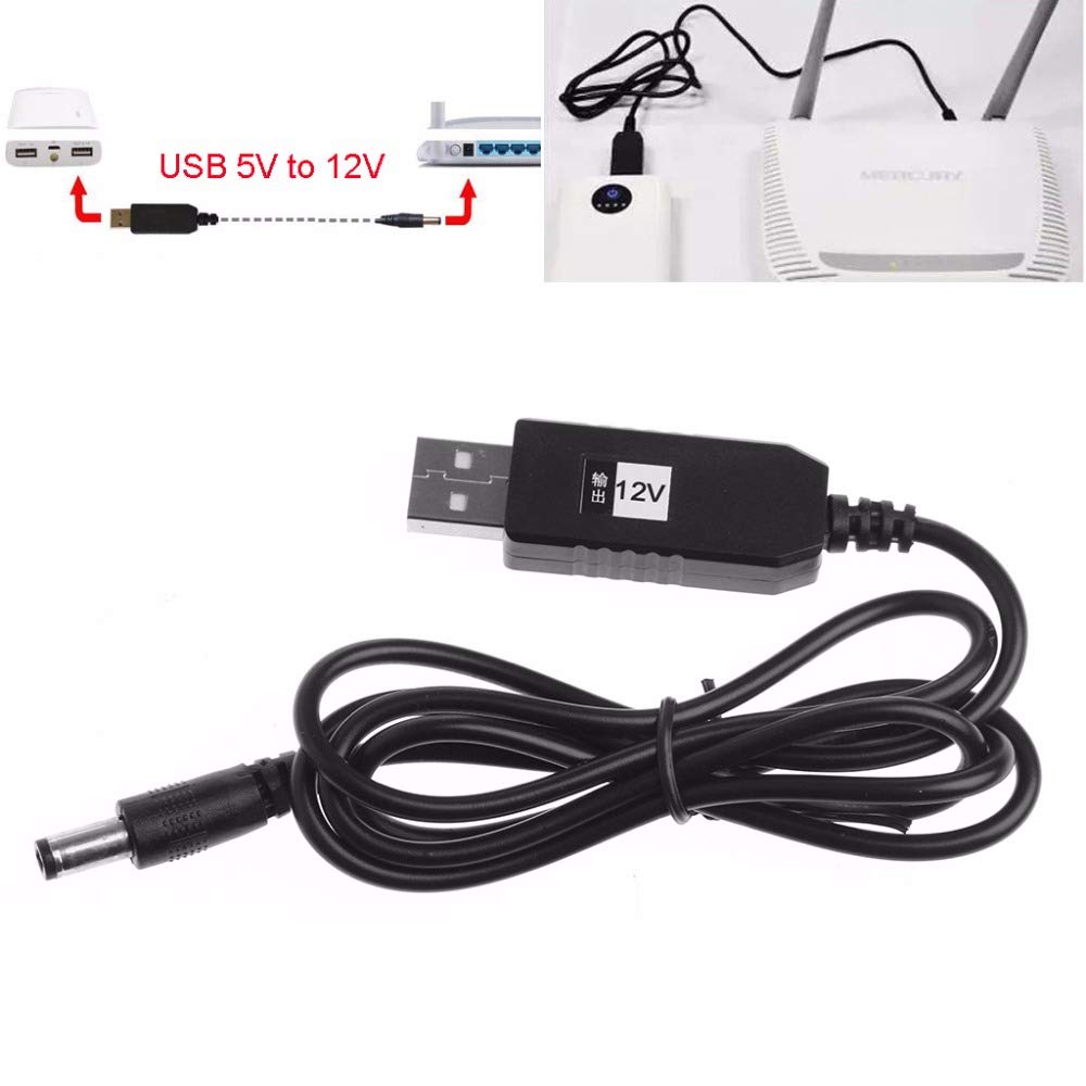 CentIoT® - USB 5V to DC PIN 5V/9V/12V Step up Converter | Router UPS Power Supply