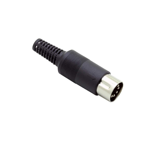 CentIoT - 5 PIN MALE PLUG Solder Cable Connector with Plastic Handle for Computers Audio/Video PC BBC