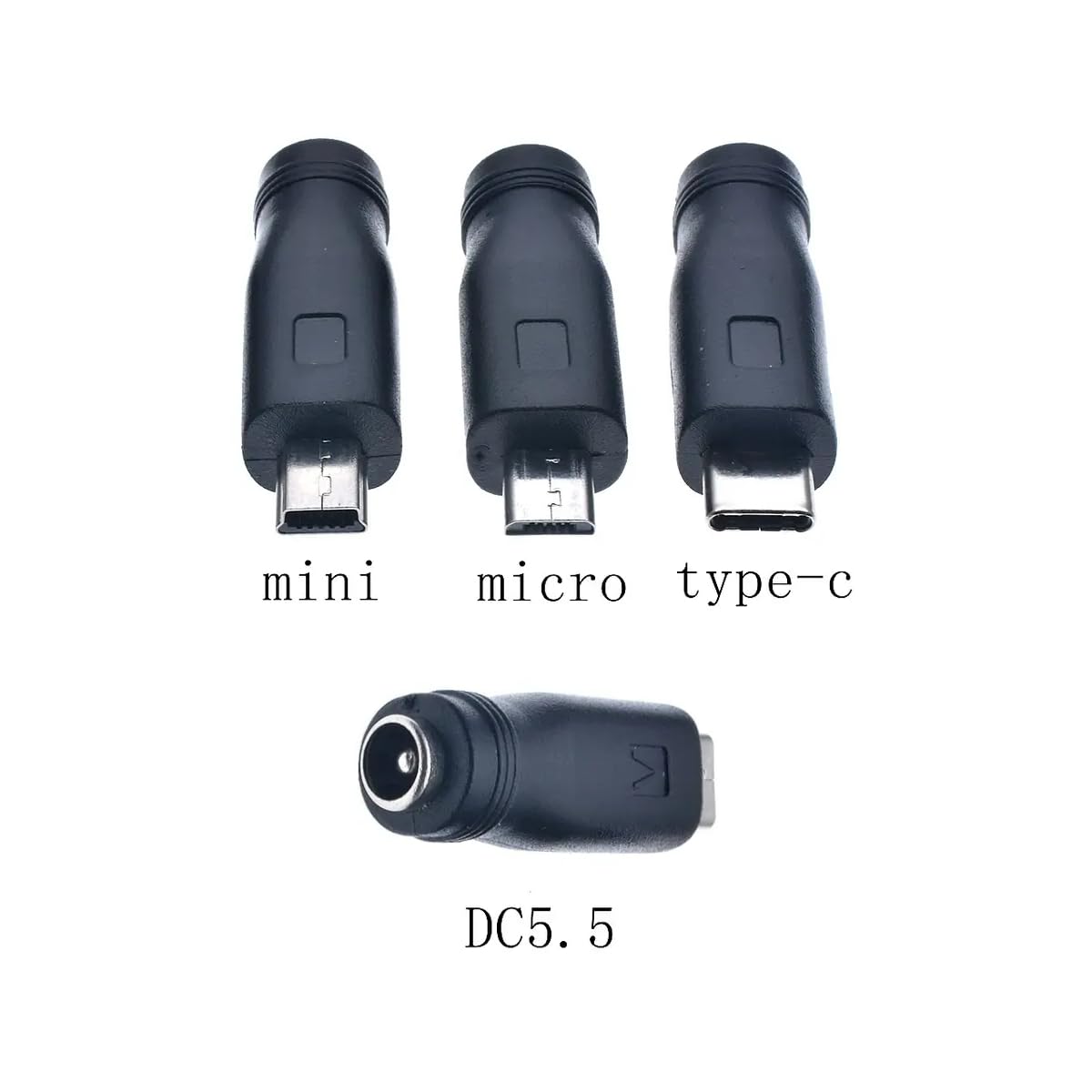 CentIoT - 37 in 1 DC 5.5X 2.1 MM Male DC Jack Socket Connector to 37 Types Male Power Plug (37 in 1 with Cable)