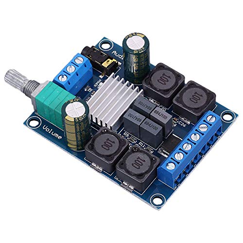 CentIoT - TPA3116D2 2 x 50W Stereo - 24V Dual Channel Stereo Mini Class D Digital Audio Power Amplifier Board (Finished Blue)