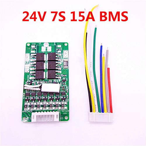 CentIoT - 7S 15A 24V 29.4V Battery Charging Module PCB BMS Protection Board For 7 Series lithium LicoO2 Limn2O4 18650 battery - With Balance Function (15A)