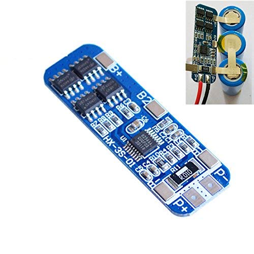 CentIoT - 3S 11.1 12.6V Battery Charging Module PCB BMS Protection Board For 3 Series lithium LicoO2 Limn2O4 18650 26650 battery