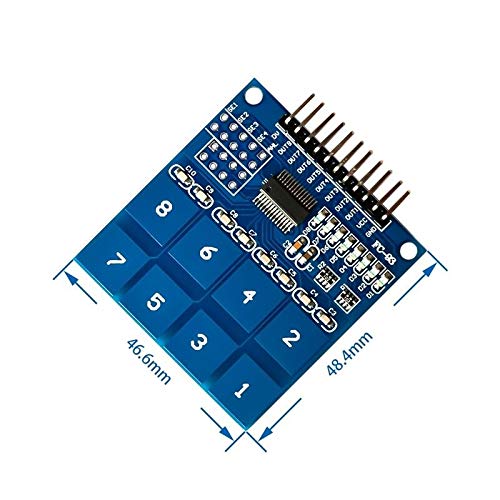 CentIoT - TTP226 Digital Touch Sensor Switch Module 8 Channel Self-Locking No-Locking Capacitive Button