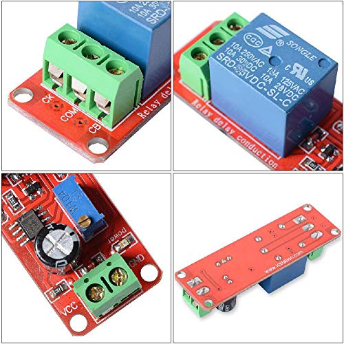 CentIoT - NE555 12V automotive time delay relay module - upto 10seconds