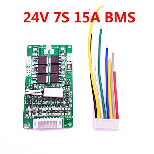 CentIoT - 7S 15A 24V 29.4V Battery Charging Module PCB BMS Protection Board For 7 Series lithium LicoO2 Limn2O4 18650 battery - With Balance Function (15A)