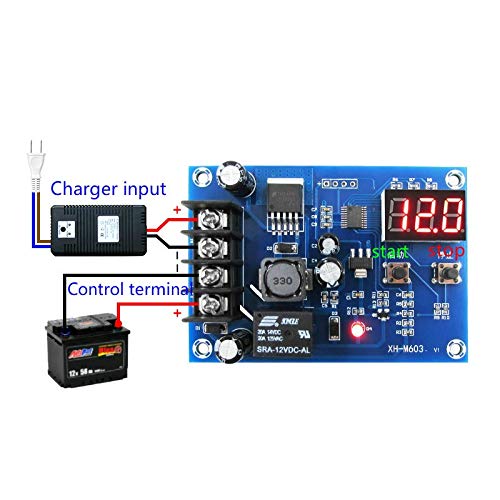 CentIoT - XH-M603 12-24V Digital Control Charge Controller Module - for Lithium Li-ion car Battery