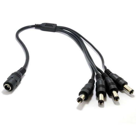 CentIoT - DC Male Jack 1 to 4 way Female Plug - Y Splitter Power Cable