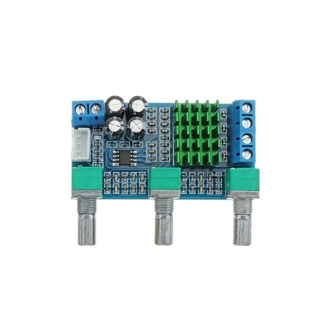 CentIoT - TPA3116D2 2x80W Dual Channel Digital Audio Amplifier Board - with bass, treble and volume control