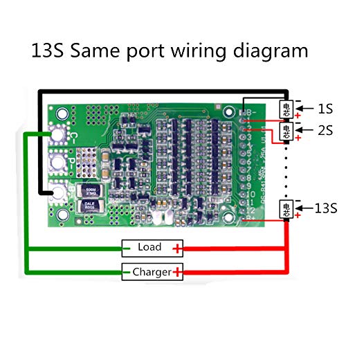 CentIoT - Lifepo4 6S/7S/13S 24V 36V 48V - 25A BMS Battery Management System PCM PCB - for 6, 7 and 13 Series Lifepo4 Lithium Ion Phosphate Battery Pack for ebike erikshaw