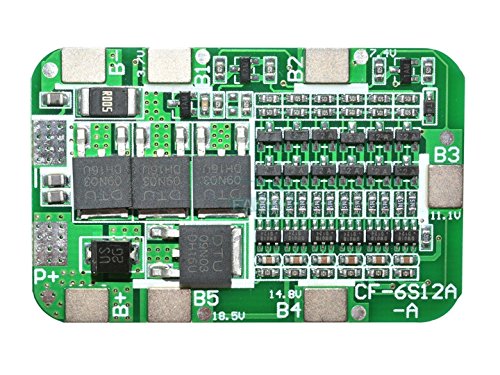 CentIoT - 6S 15A 22.2V 25.2V BMS Battery Management System PCM PCB For 6 cells in series lithium LicoO2 Limn2O4 18650 battery