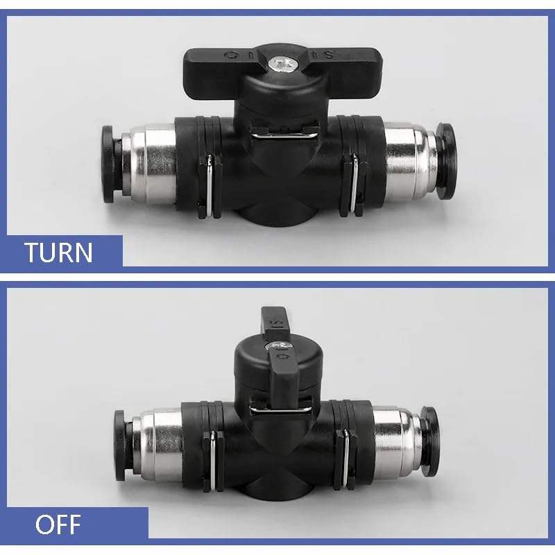 CentIoT - Pneumatic connector Push In Fittings For Air Hose and Tube Connector BUC Valve