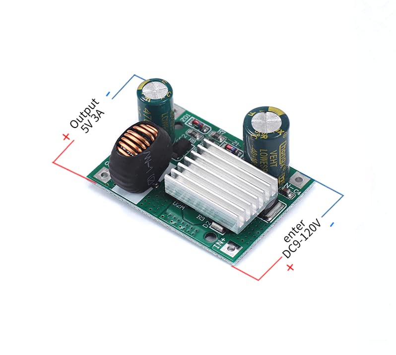 CentIoT - DC-DC 16-120V to 5V 3A Step Down Buck Converter Non-isolated Stabilizer Power Supply Module