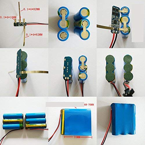 CentIoT - 3S 11.1 12.6V Battery Charging Module PCB BMS Protection Board For 3 Series lithium LicoO2 Limn2O4 18650 26650 battery