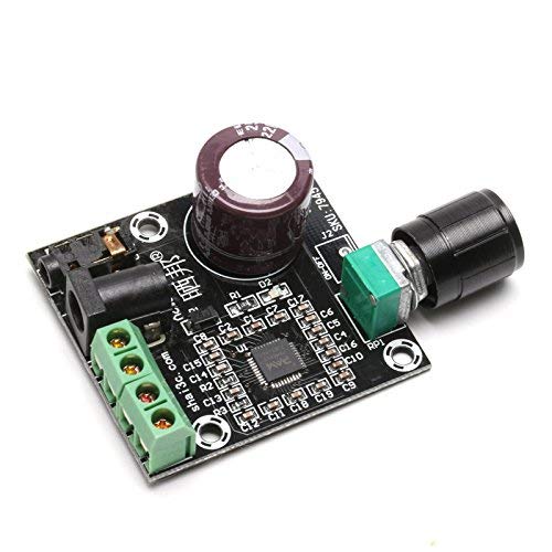 CentIoT - Dual channel stereo mini Class D Digital Audio Power Amplifier Board (PAM8610 2 x 15W with Volume)