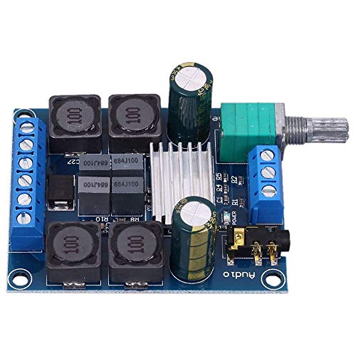 CentIoT - TPA3116D2 2 x 50W Stereo - 24V Dual Channel Stereo Mini Class D Digital Audio Power Amplifier Board (Finished Blue)