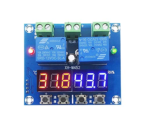 CentIoT - XH-M452 DC 12V 10A Digital LED Dual Output Temperature and Humidity Controller Module with SHT20 Sensor