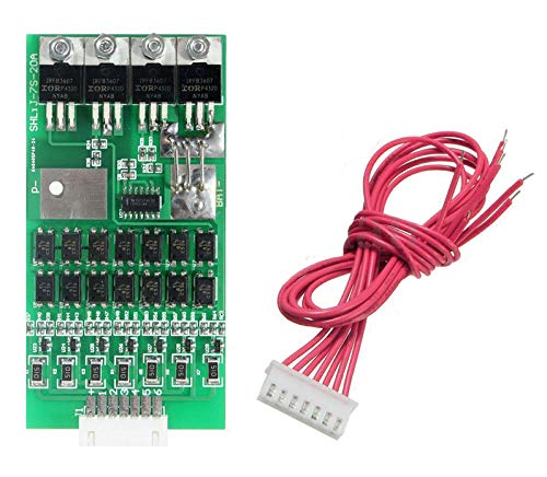 CentIoT - 7S 20A 24V 29.4V Battery Charging Module PCB BMS Protection Board For 7 Series lithium LicoO2 Limn2O4 18650 battery - With Balance Function (20A)