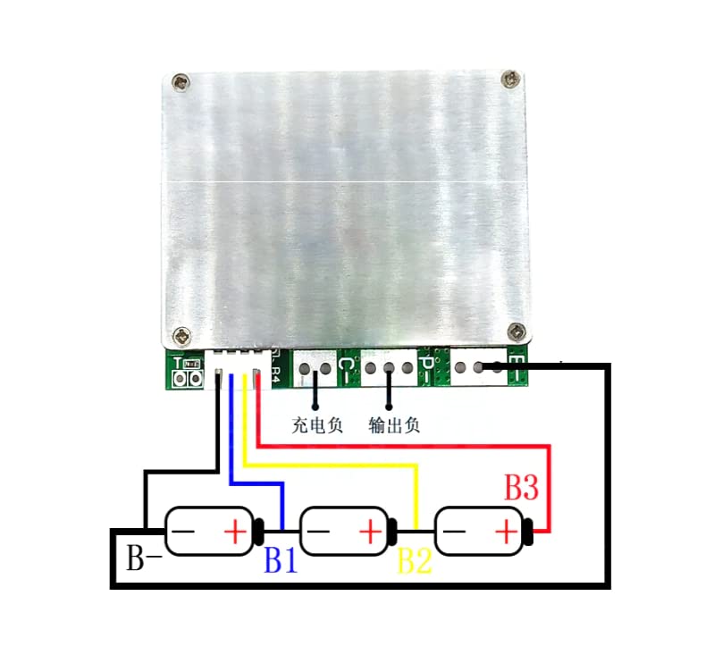 CentIoT - 3S 100A 12.6V BMS Battery Charging Module PCB BMS Protection Board For 3 Series lithium LicoO2 Limn2O4 18650 battery - with Balance - suitable for UPS Inverter telecom Battery Box