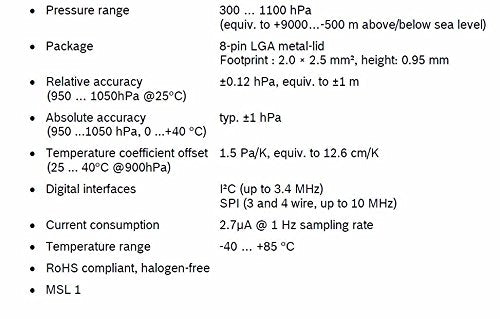 CentIoT - I2C SPI BMP280 3.3 Digital Barometric Pressure Altitude Sensor High Precision Atmospheric Module