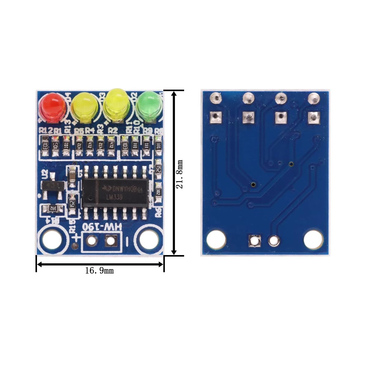 CentIoT - XD-82B 12V Battery Storage Capacity Level Indicator Module with 4 LEDs