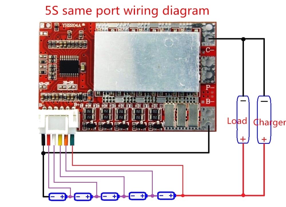 CentIoT® - 5S 18.5V 21V high Current 3.6V Li-ion Lithium Battery BMS 18650 Charger Protection Board - (for 5 Cells in Series)