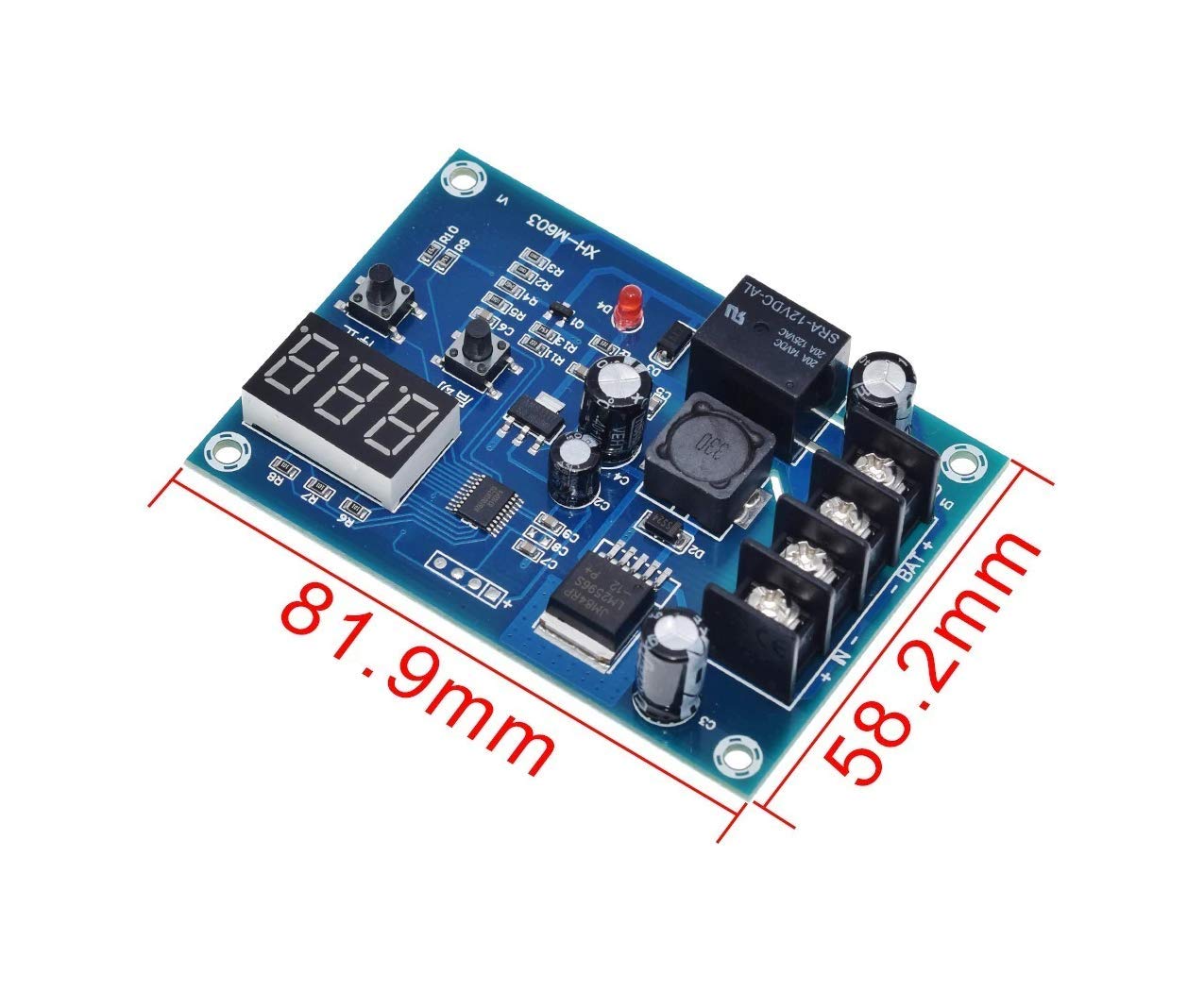 CentIoT - XH-M603 12-24V Digital Control Charge Controller Module - for Lithium Li-ion car Battery