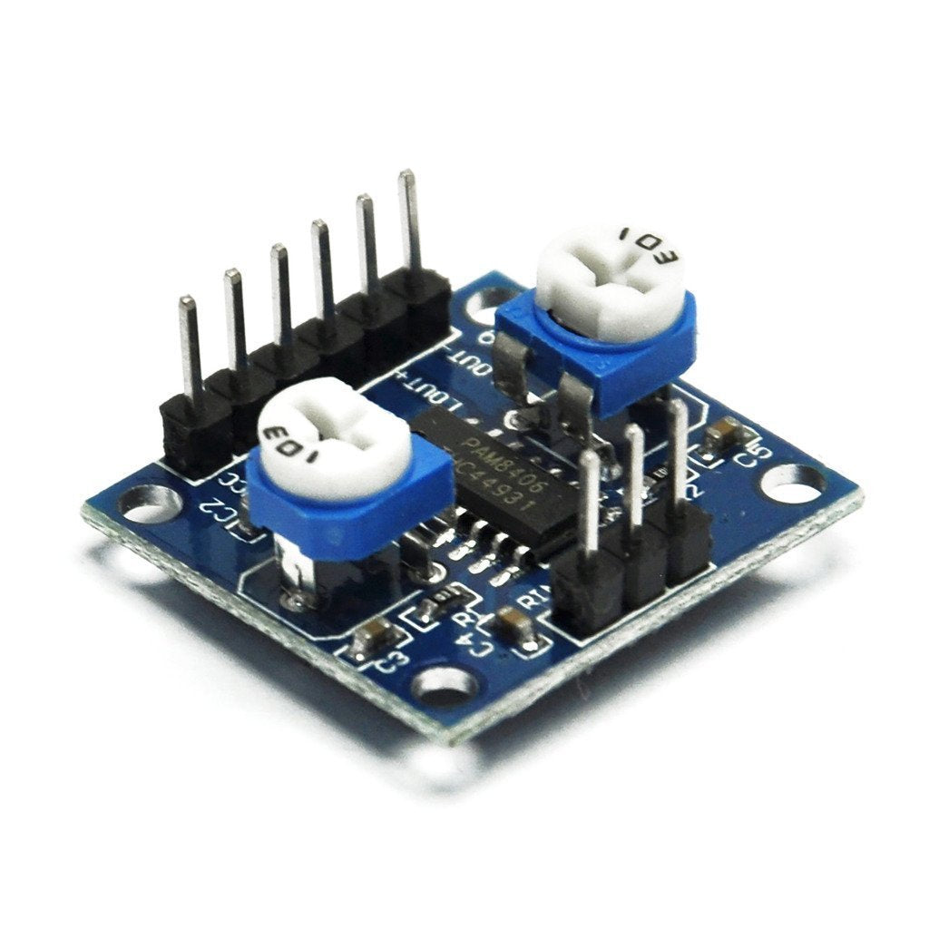 CentIoT - PAM8406 2 x 5W - 2 Channels 5W dual channel stereo mini Class D Digital Audio Power Amplifier Board USB DC 5V - with Volume Control Potentiometer