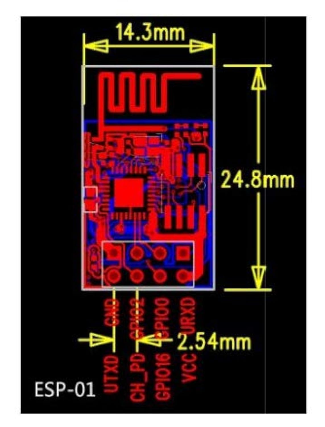 CENTIoT ESP8266 Remote Serial Port Wifi Wireless Module